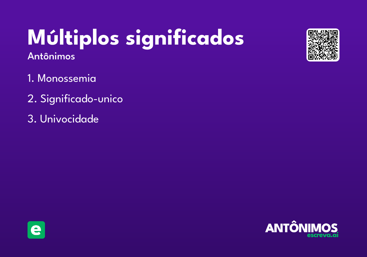 múltiplos significados