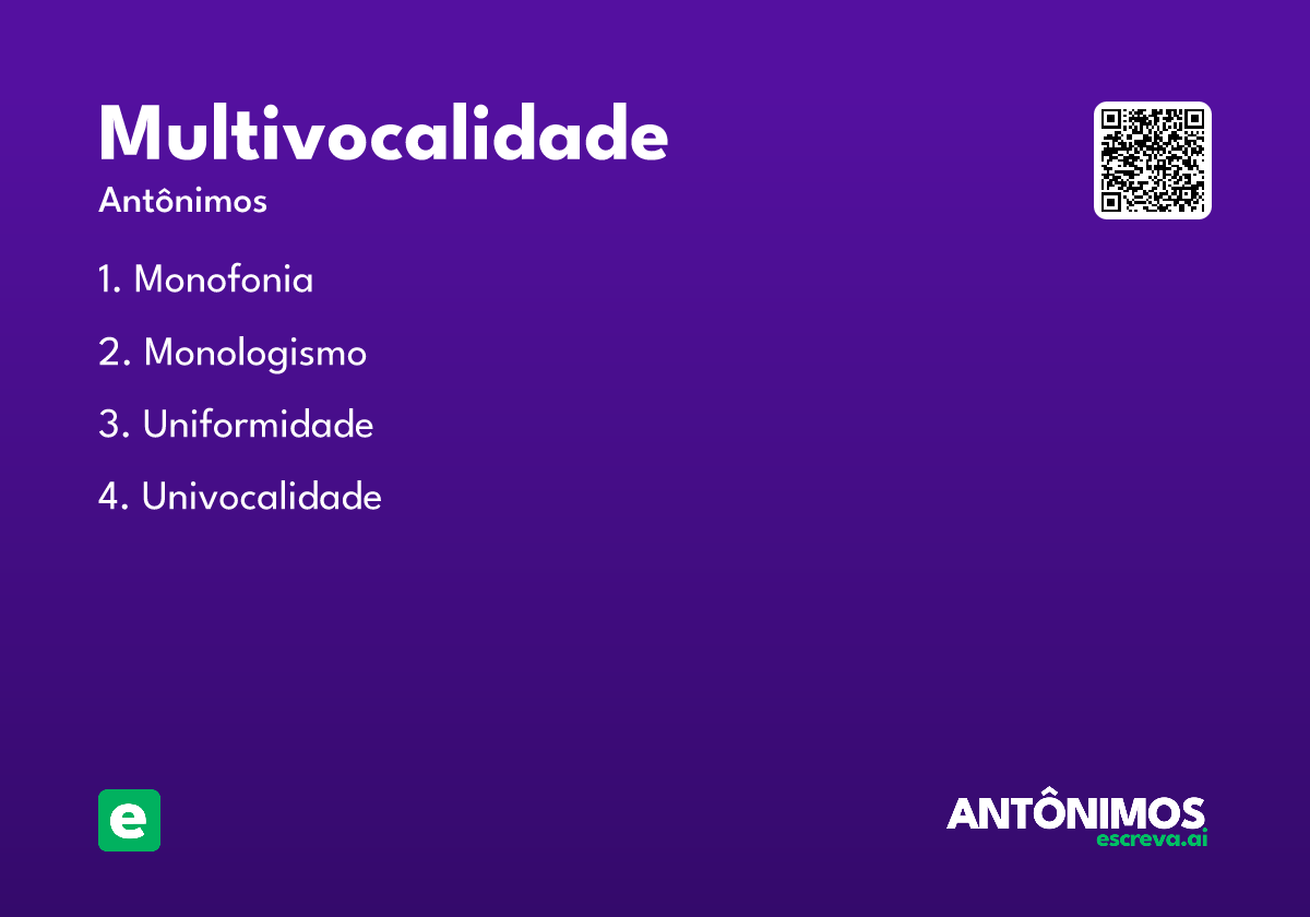 multivocalidade