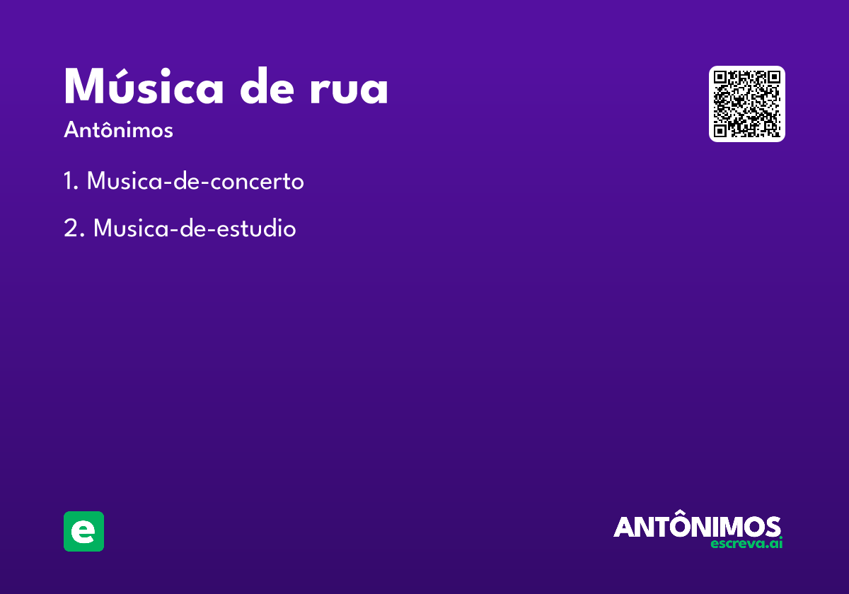 música de rua