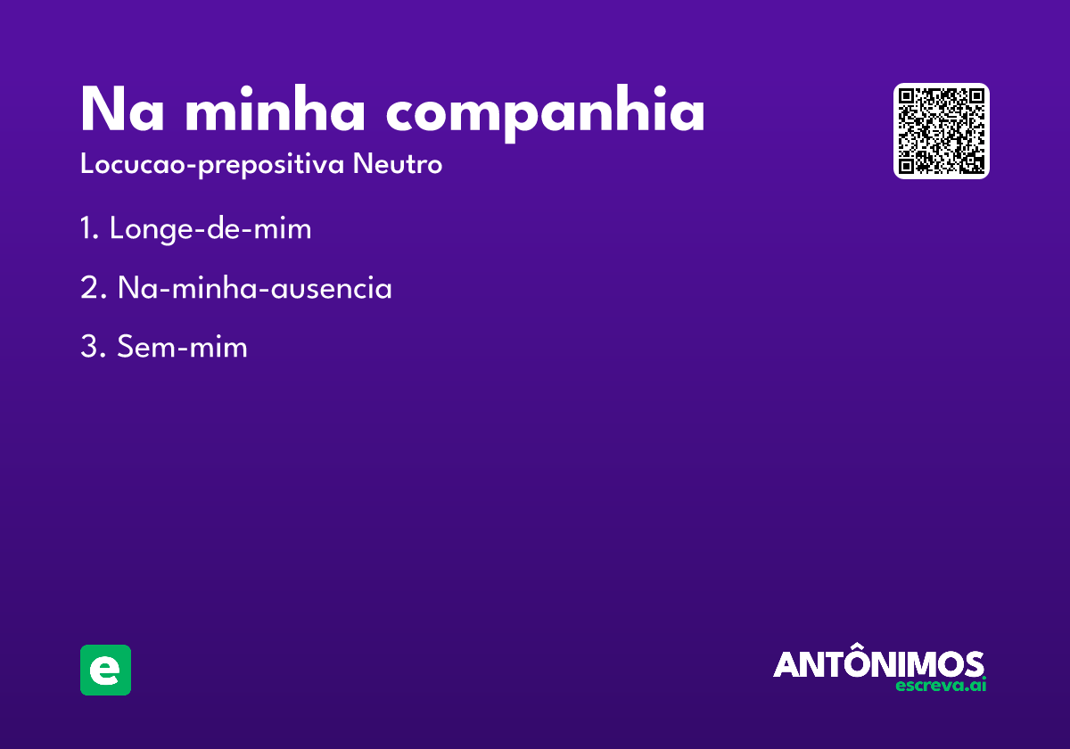 na minha companhia