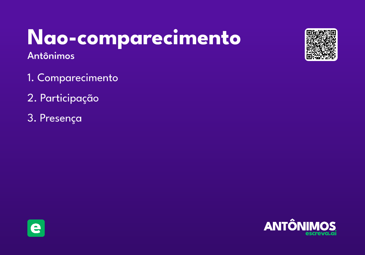 nao-comparecimento