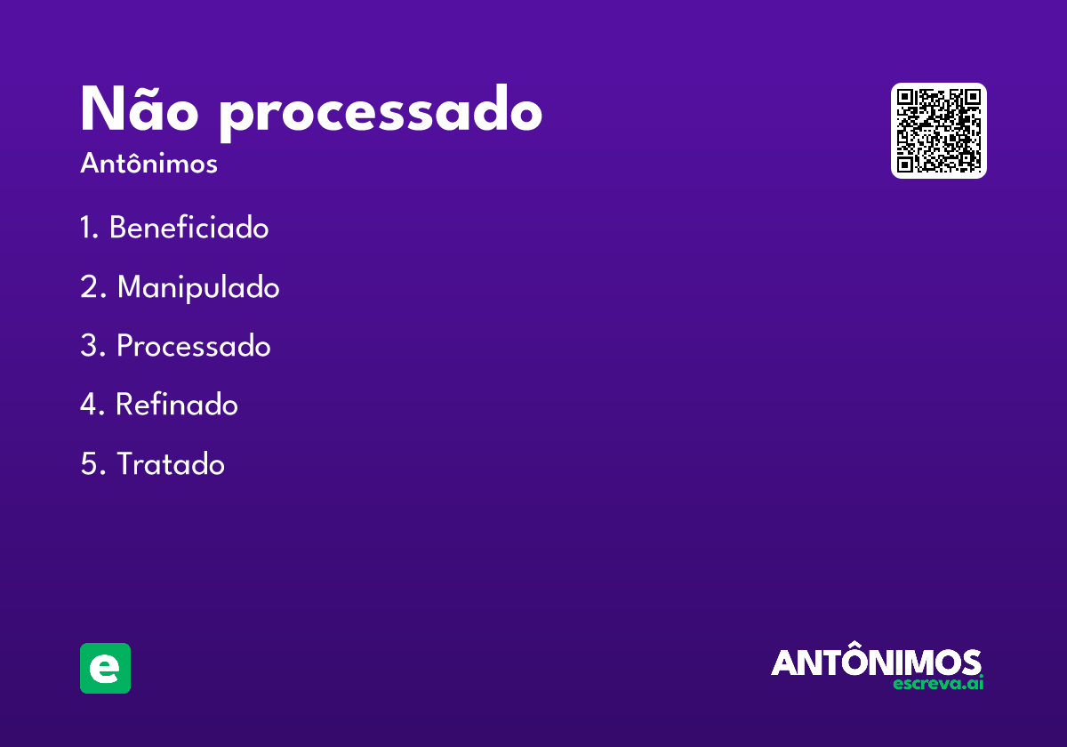não processado
