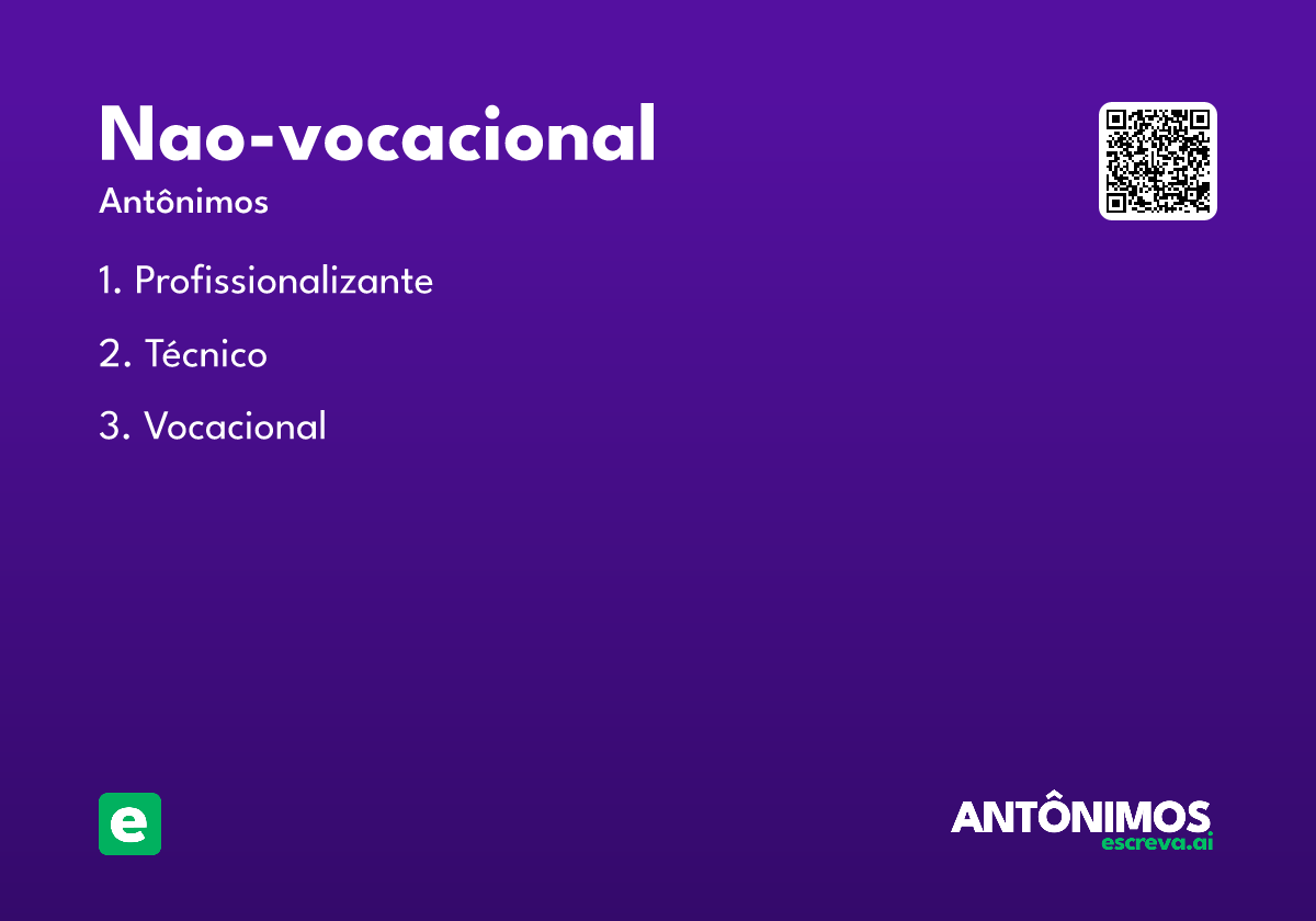 nao-vocacional