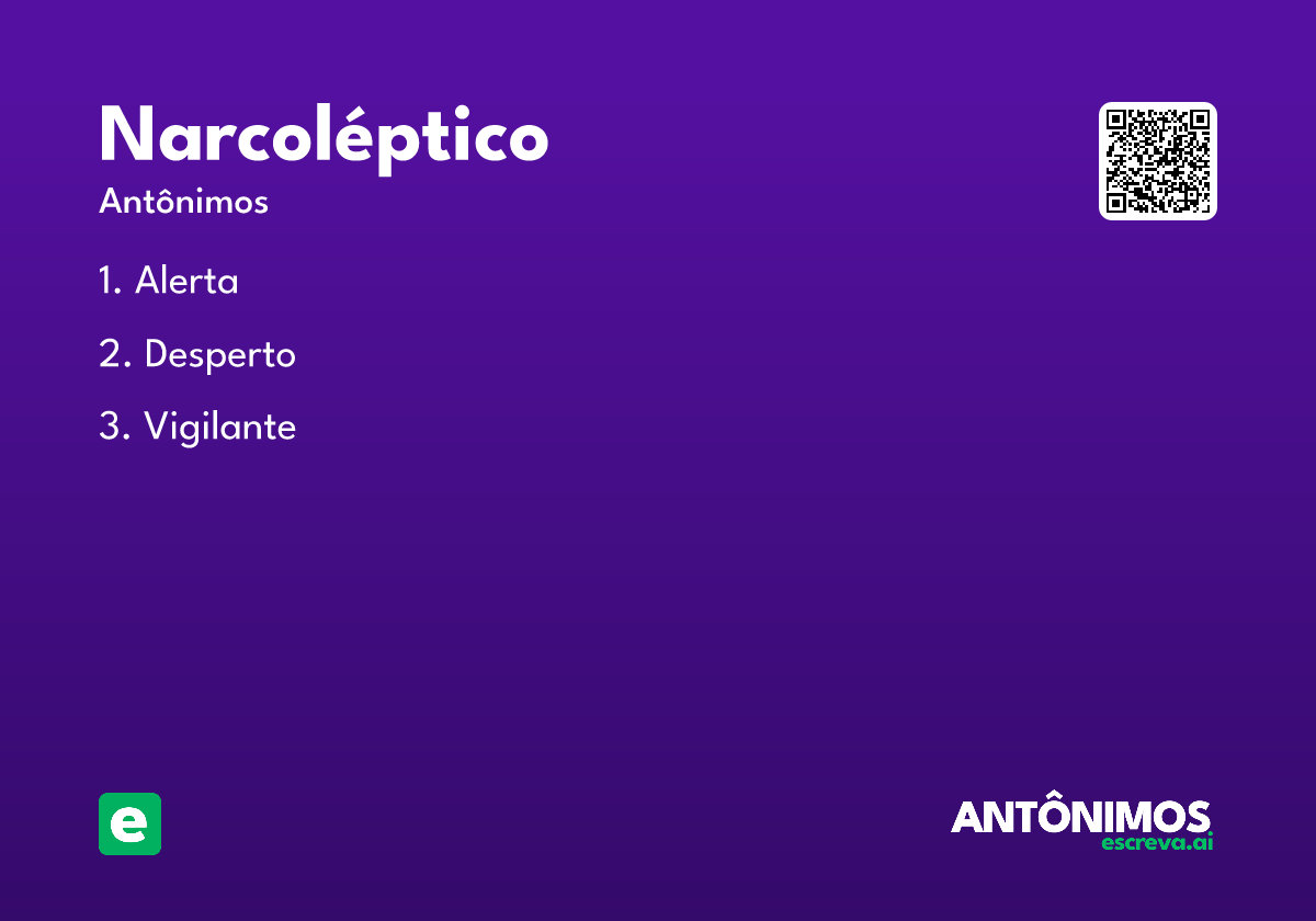 narcoléptico