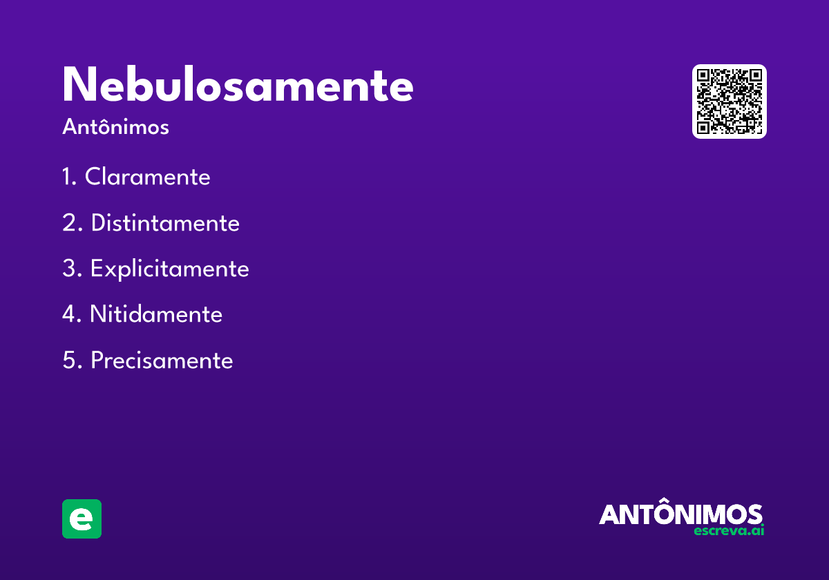 nebulosamente