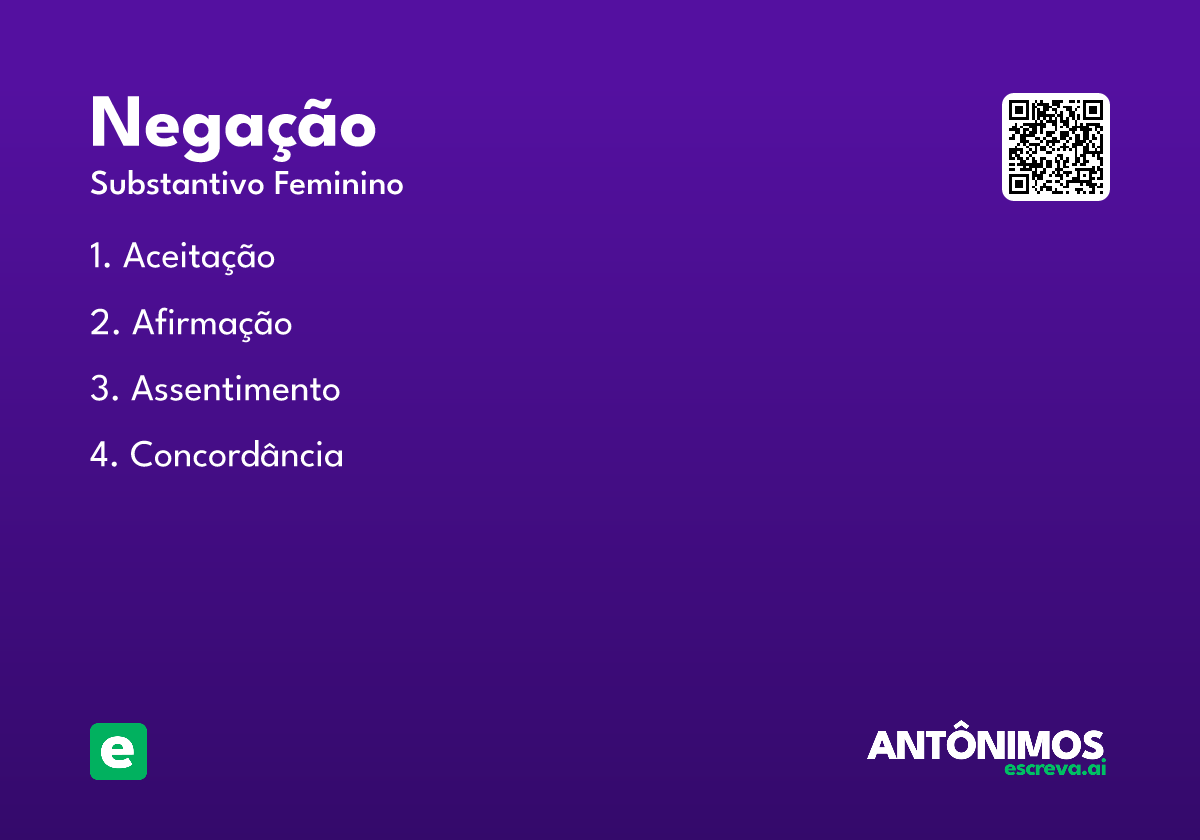 negação
