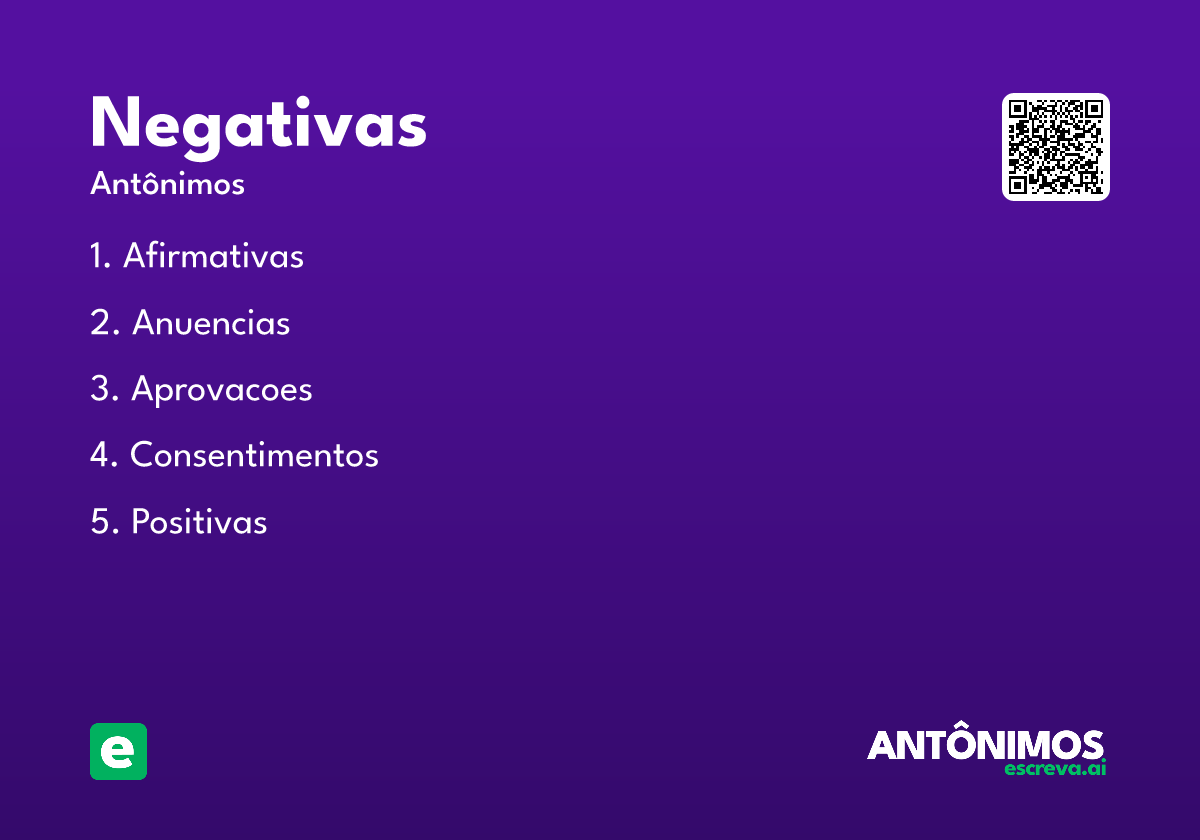 negativas