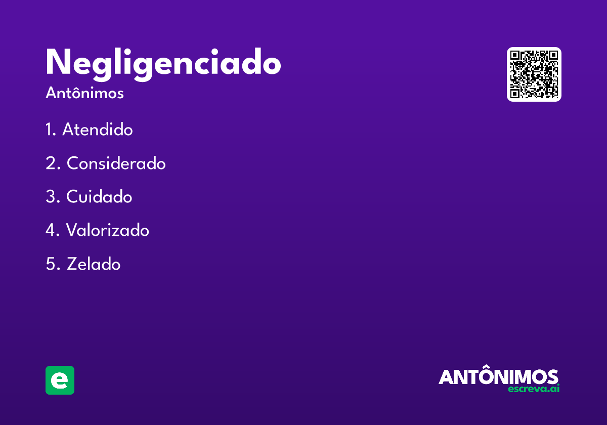 negligenciado