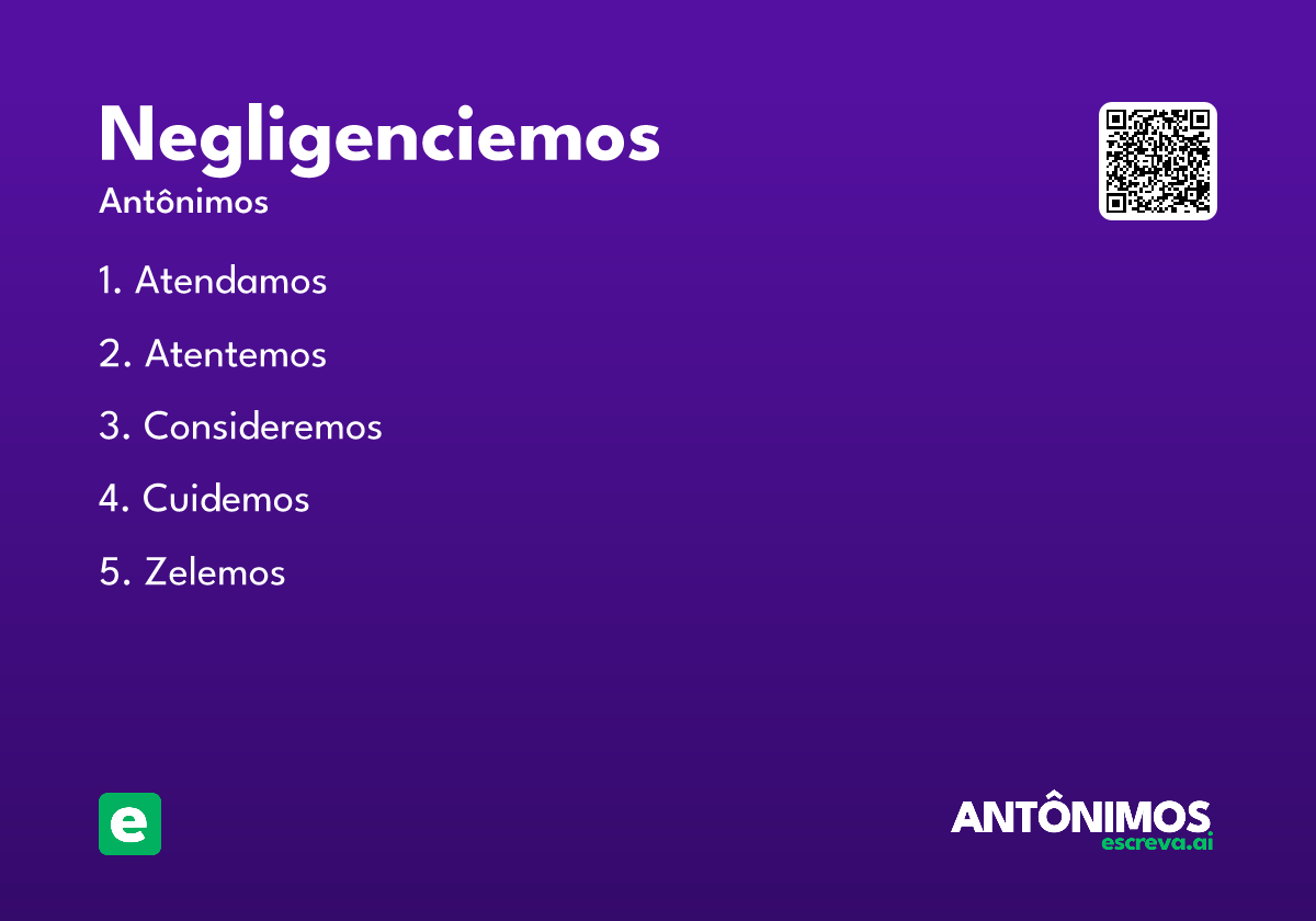negligenciemos