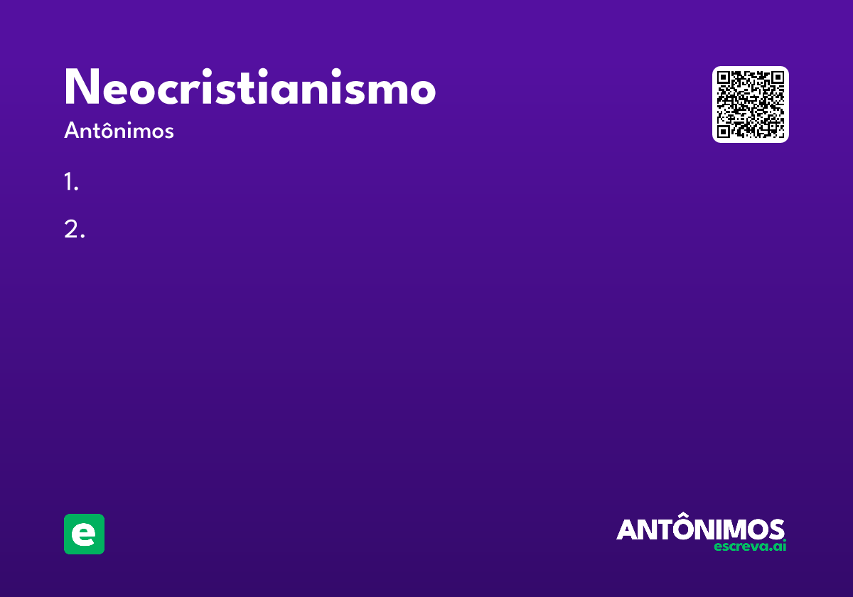 neocristianismo