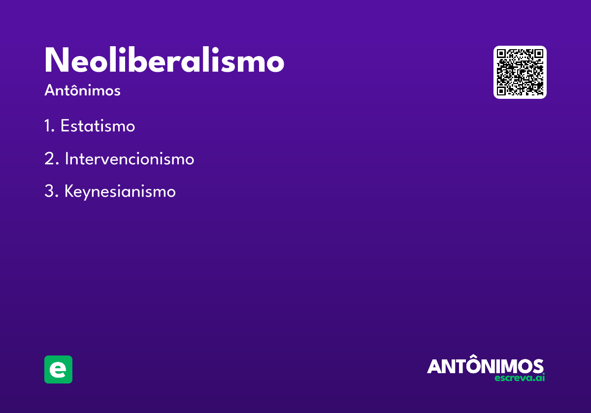 neoliberalismo