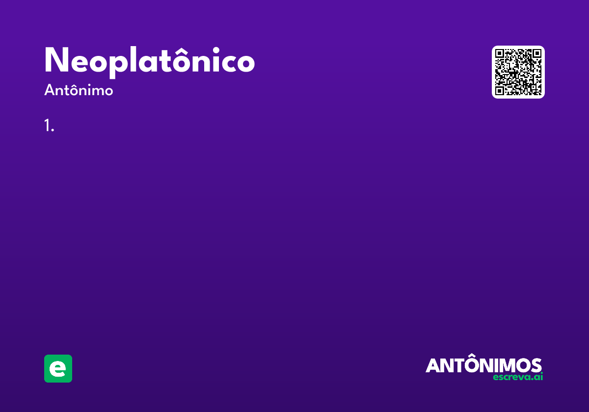 neoplatônico