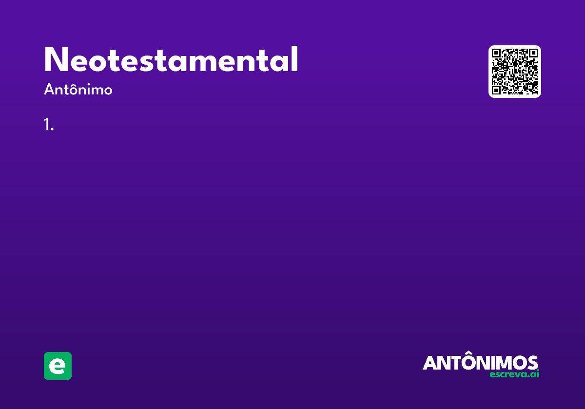 neotestamental