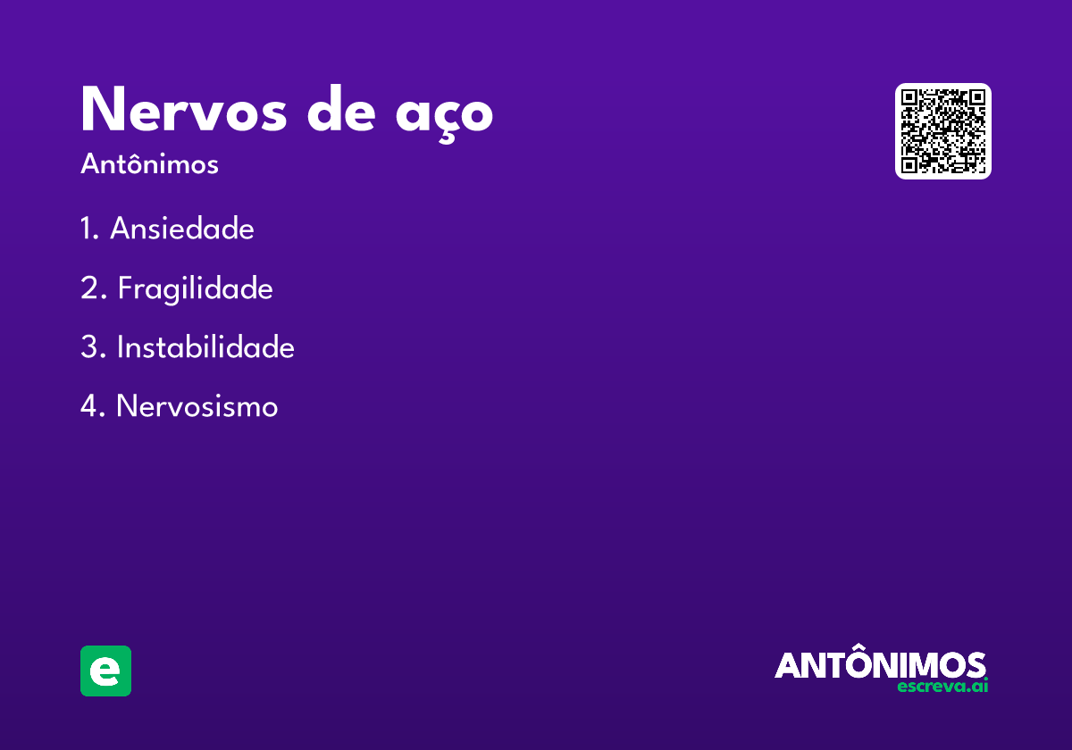 nervos de aço