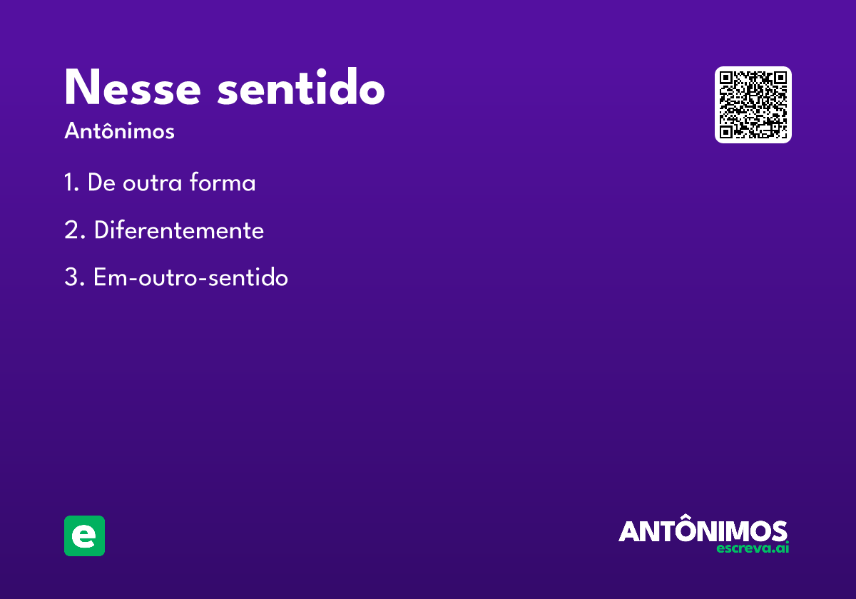 nesse sentido