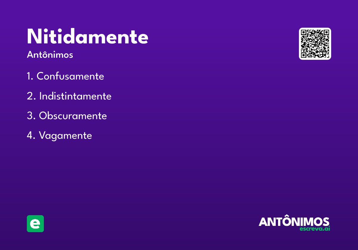 nitidamente