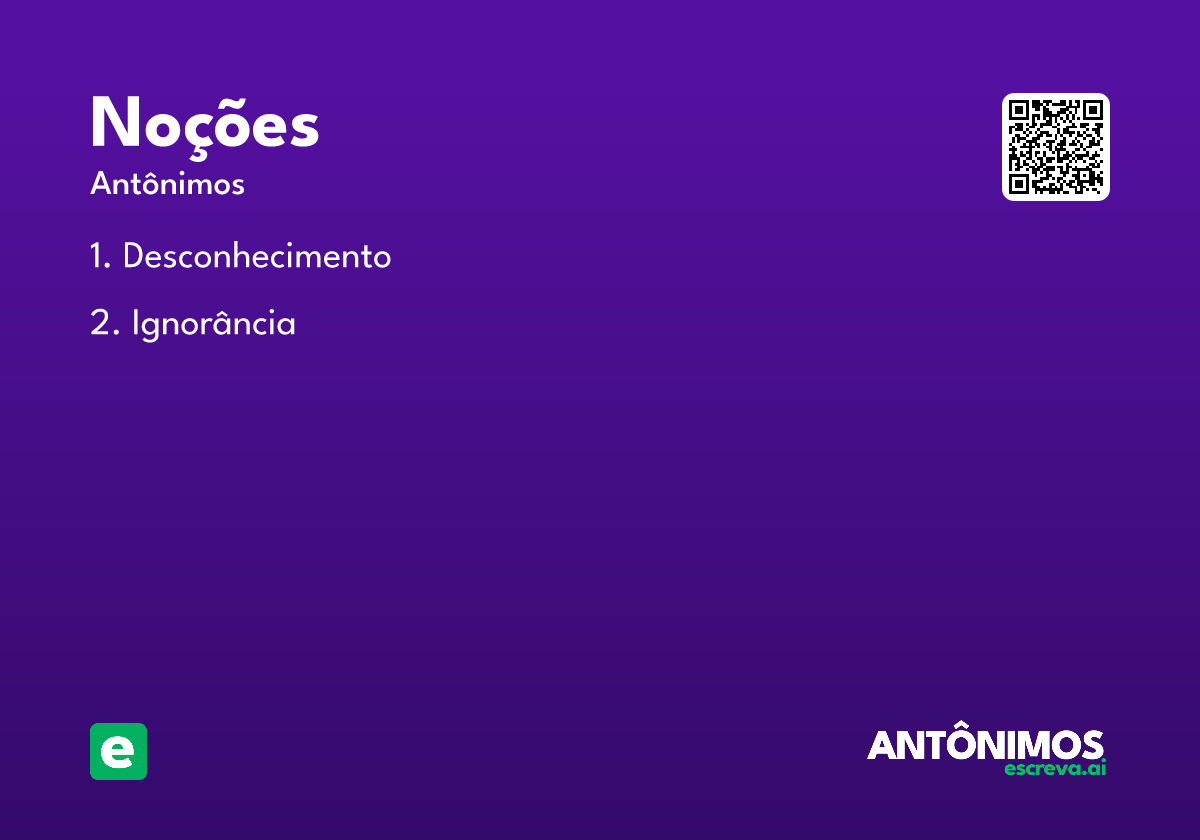 noções