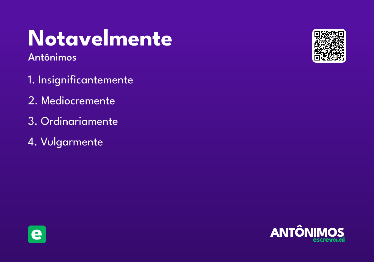 notavelmente
