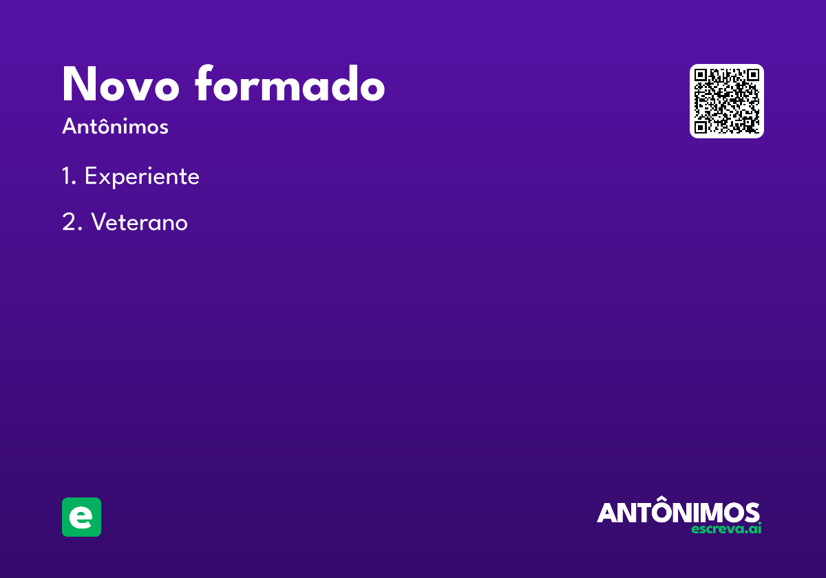 novo formado