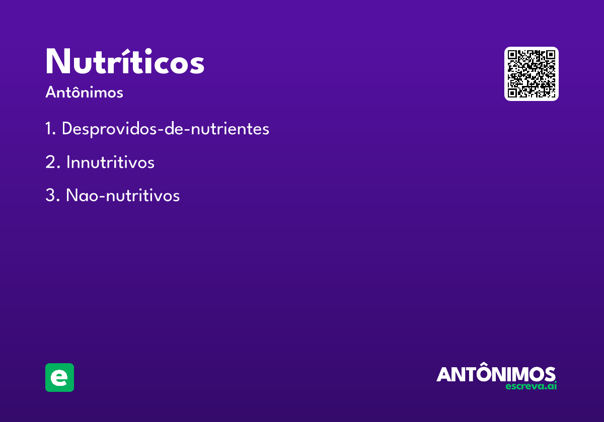 nutríticos
