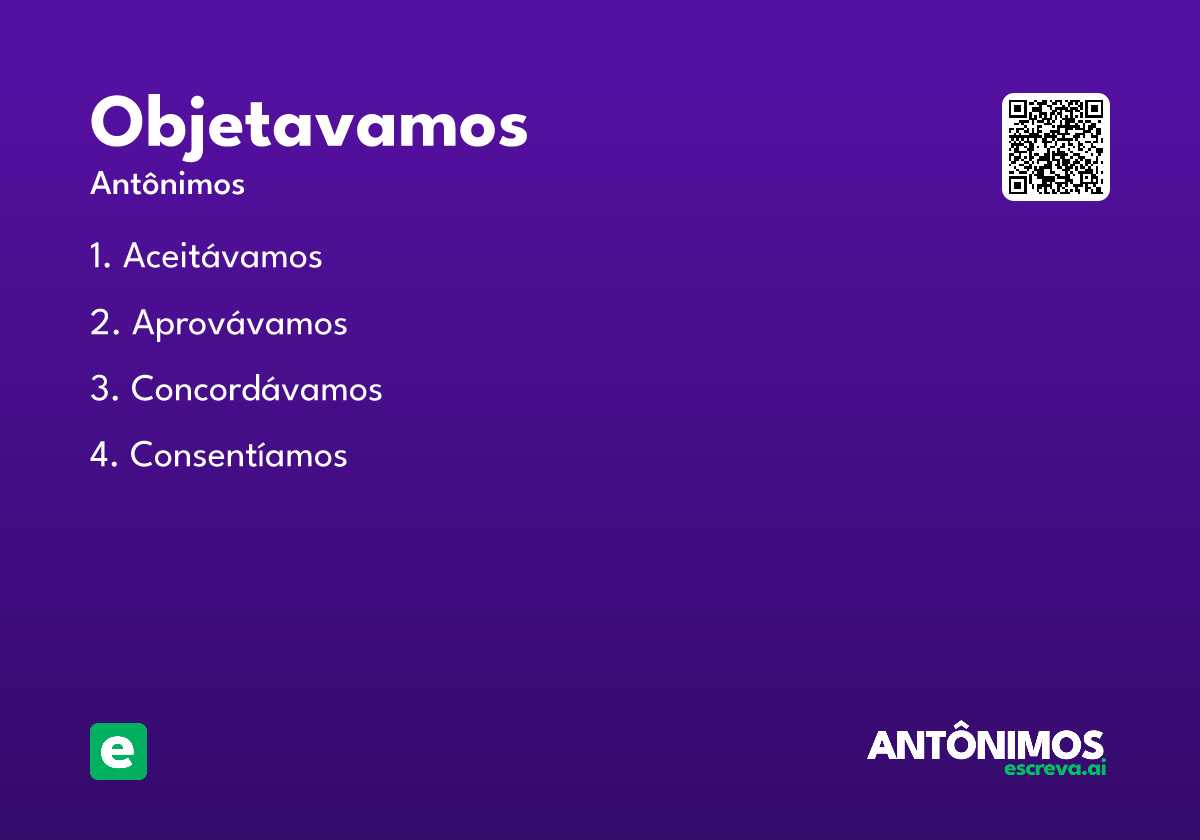 objetavamos