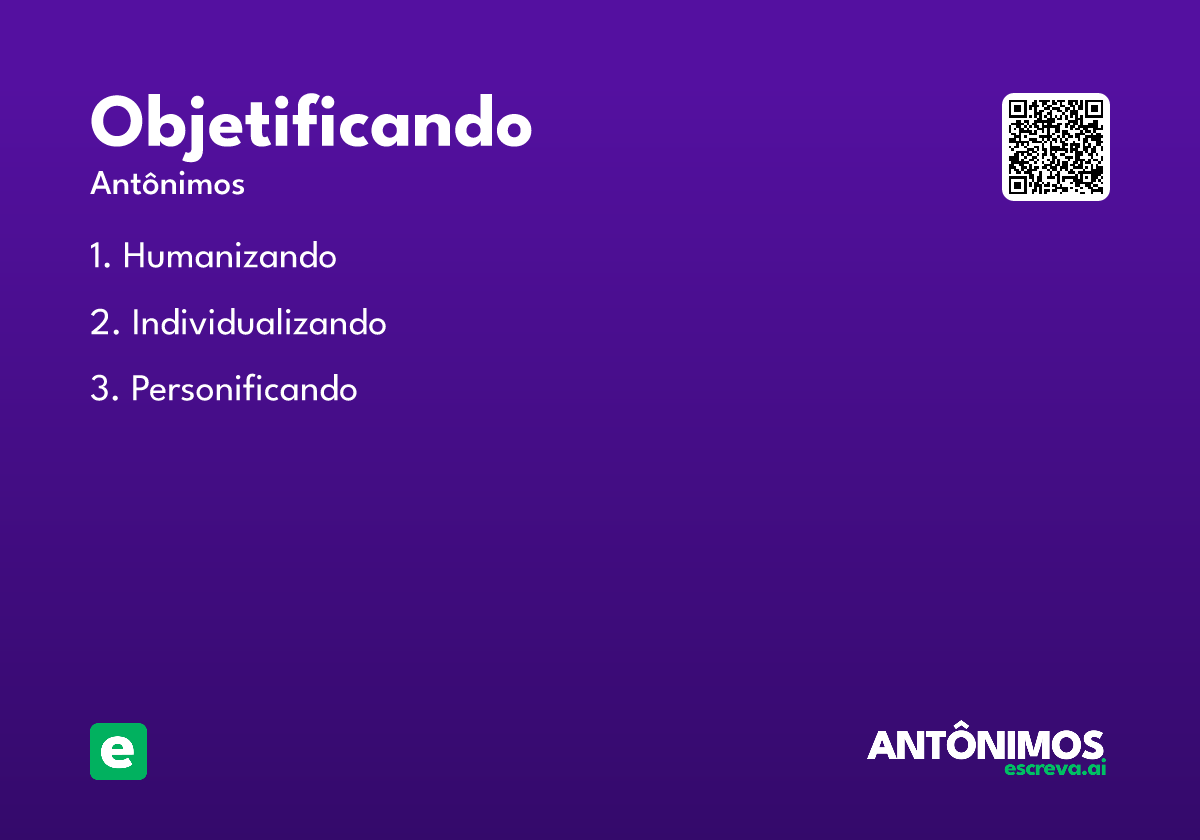 objetificando