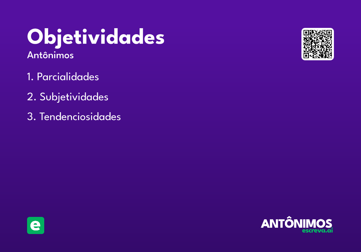 objetividades