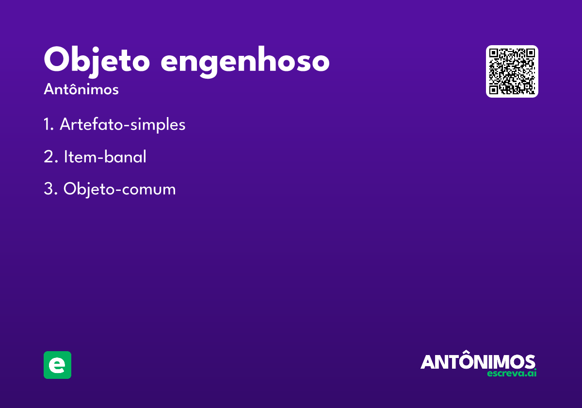 objeto engenhoso