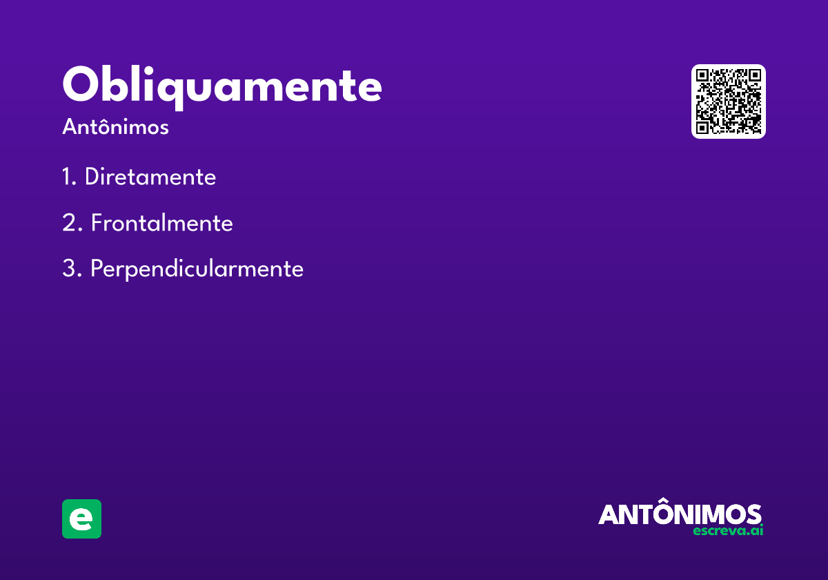 obliquamente