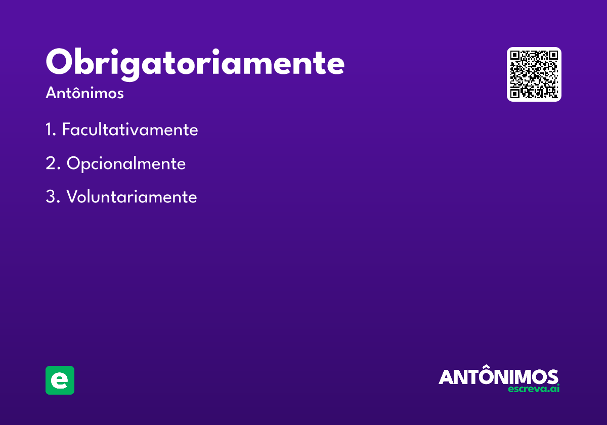 obrigatoriamente