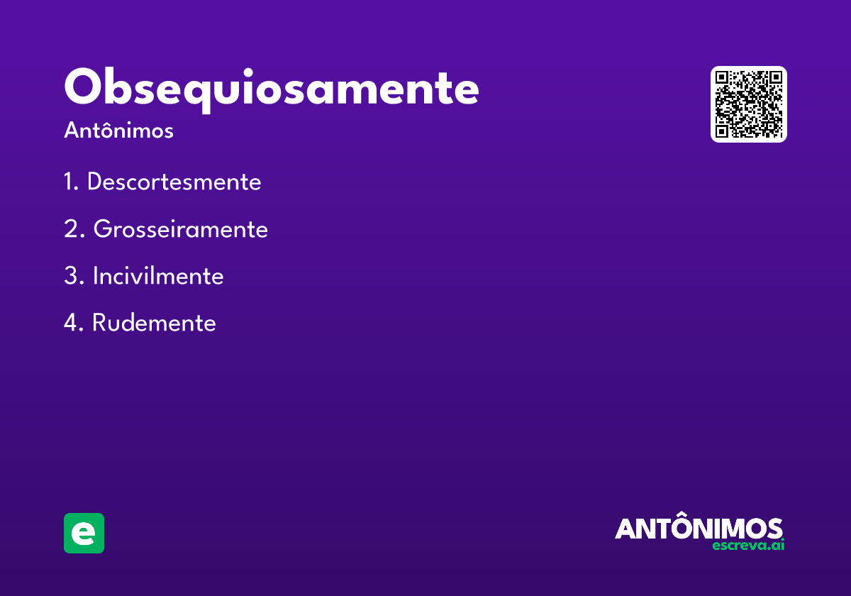 obsequiosamente