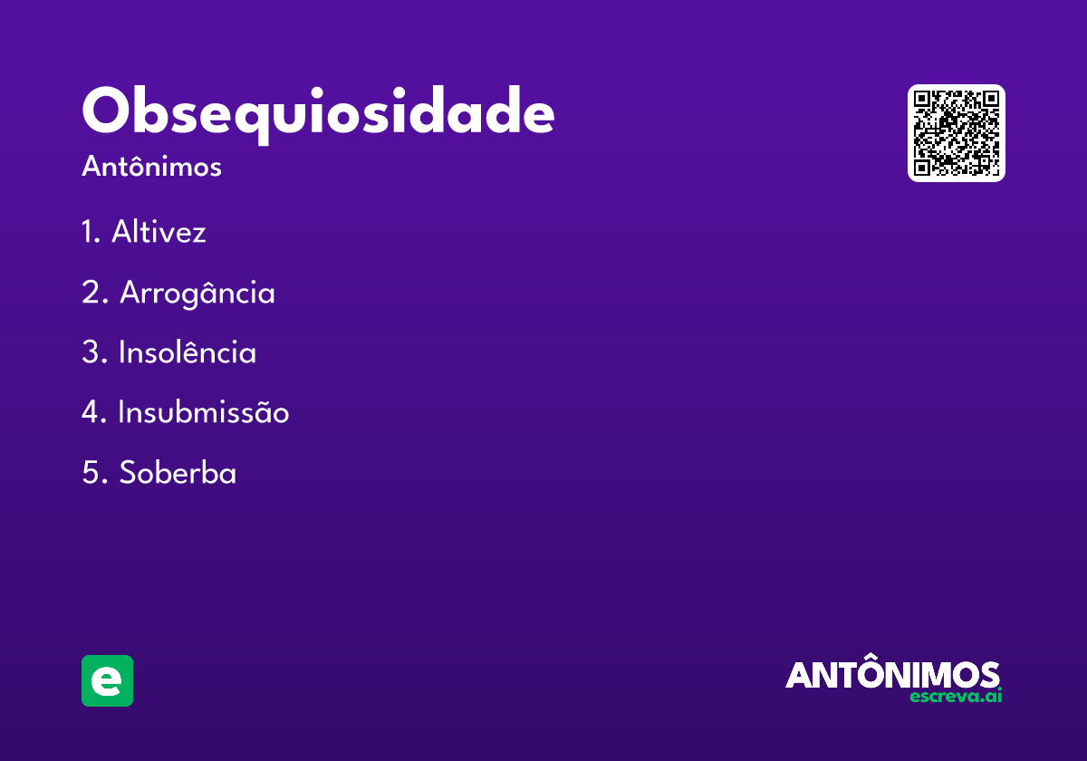 obsequiosidade