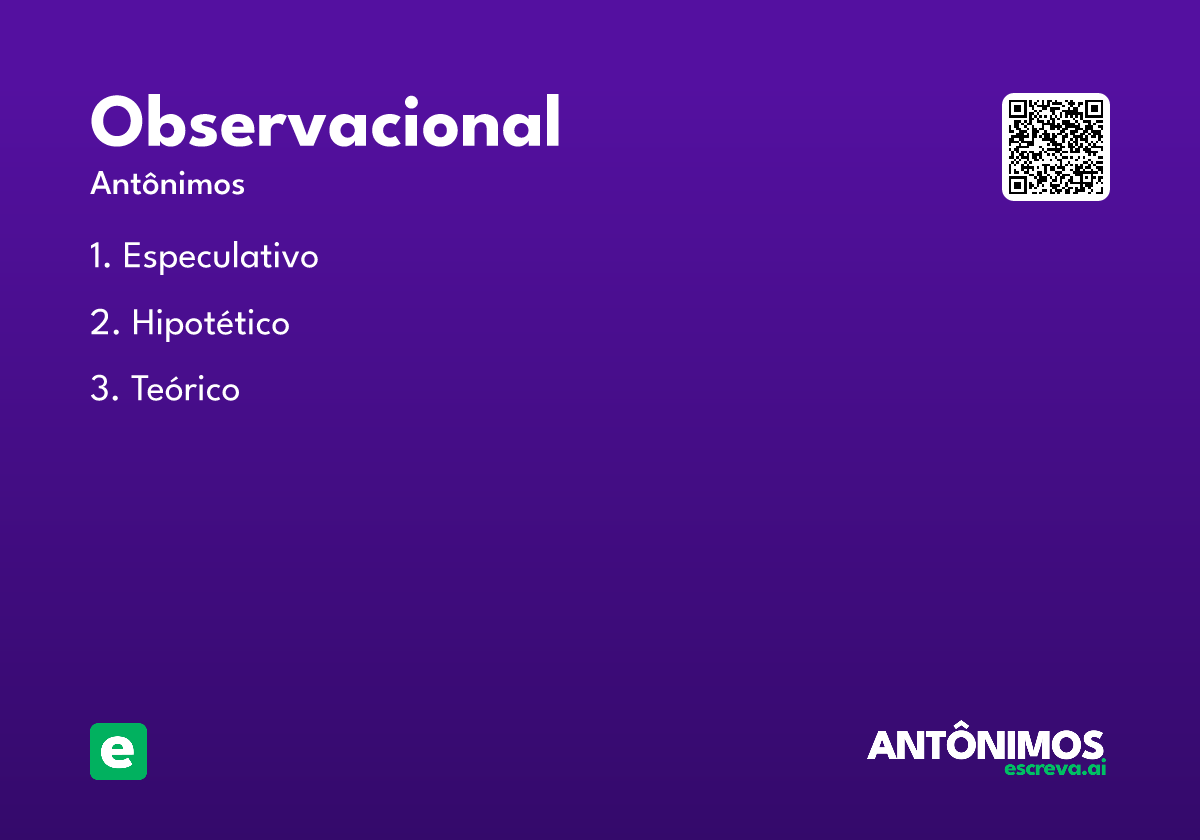 observacional