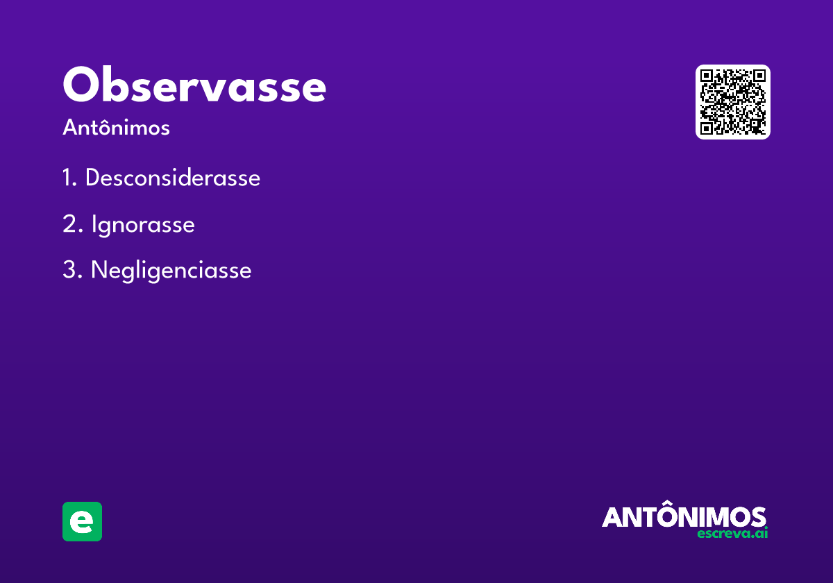 observasse