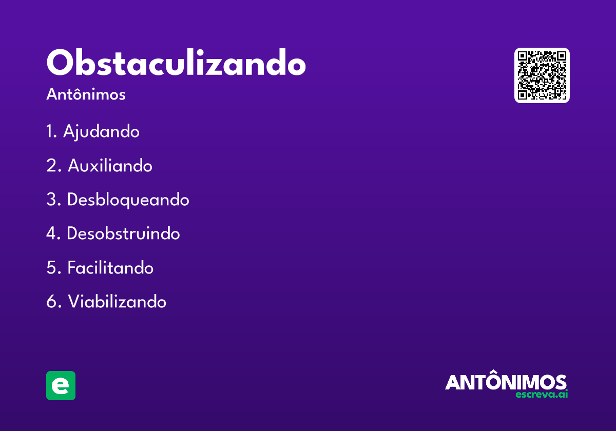 obstaculizando