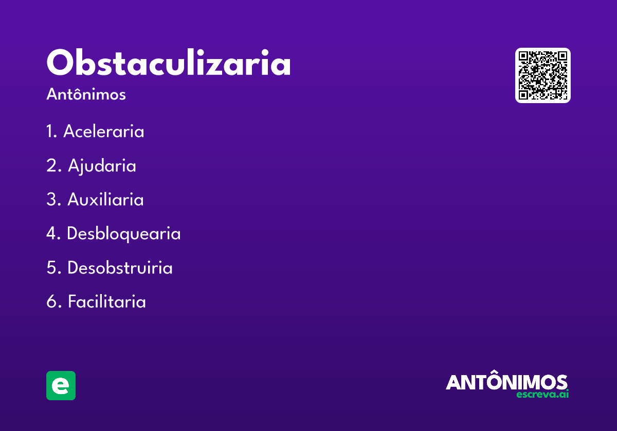 obstaculizaria