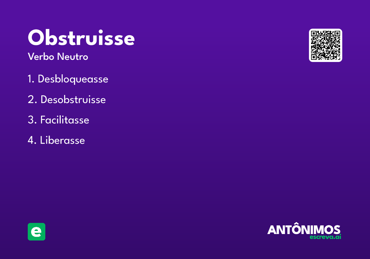 obstruisse