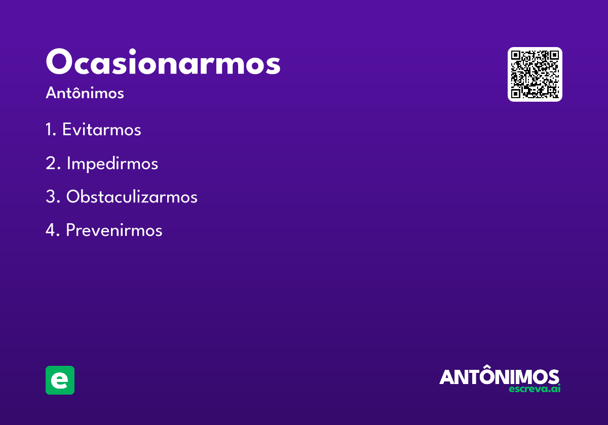 ocasionarmos