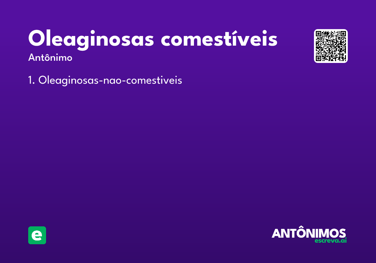 oleaginosas comestíveis