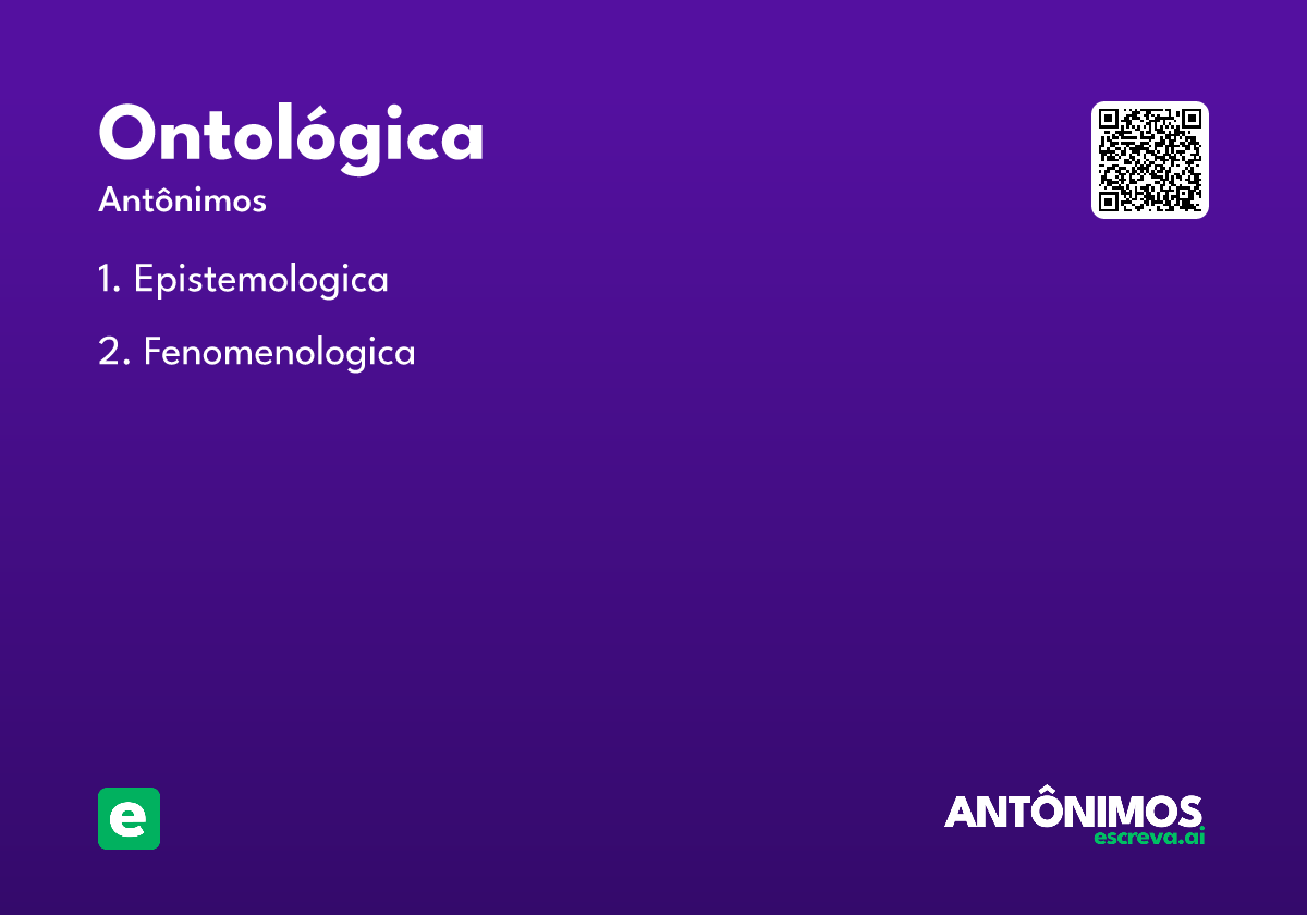 ontológica