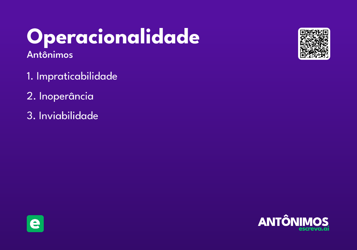 operacionalidade
