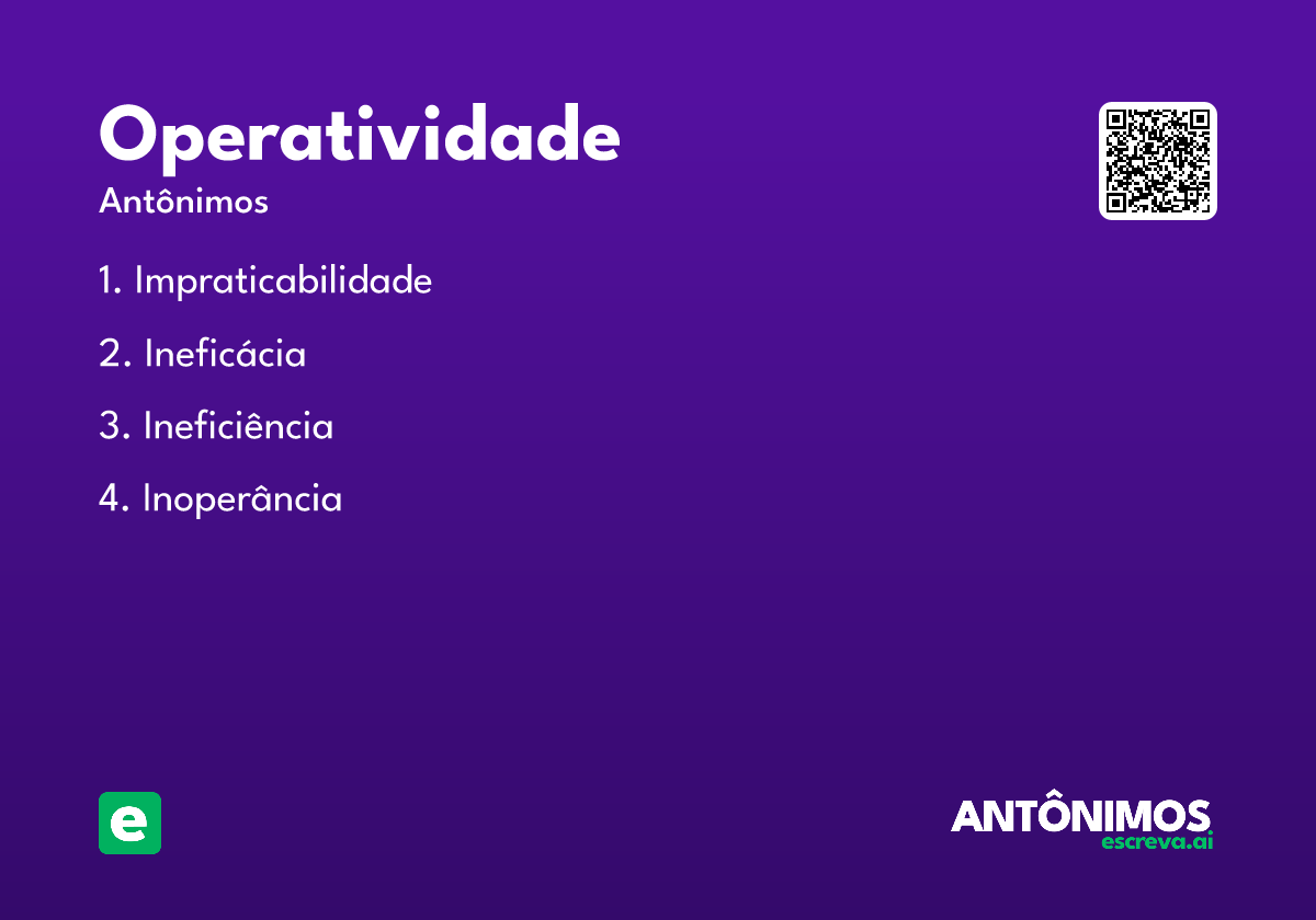 operatividade