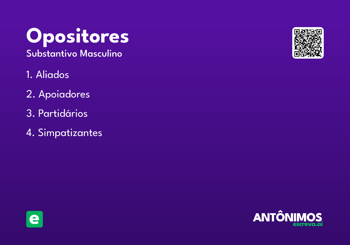 opositores