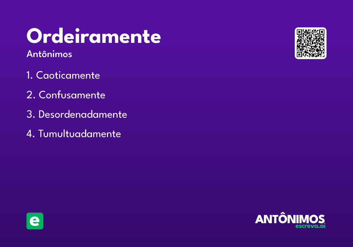 ordeiramente
