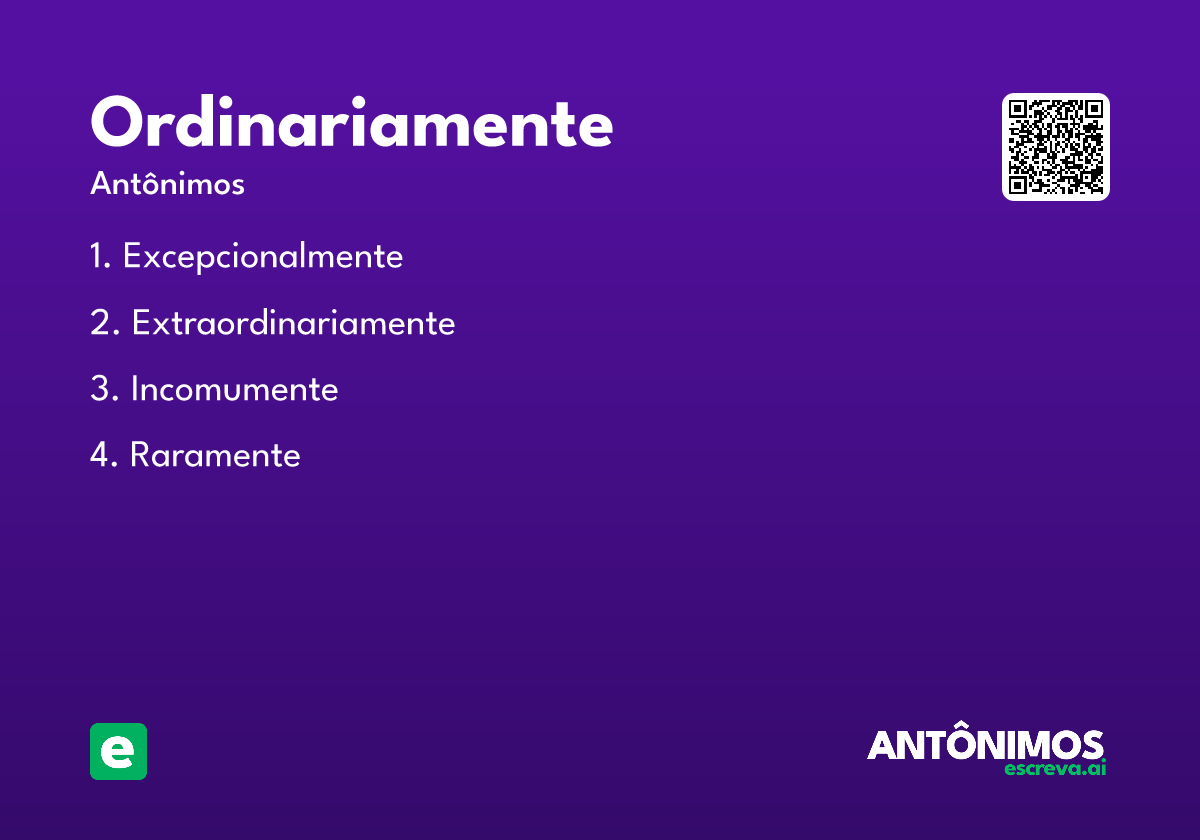 ordinariamente