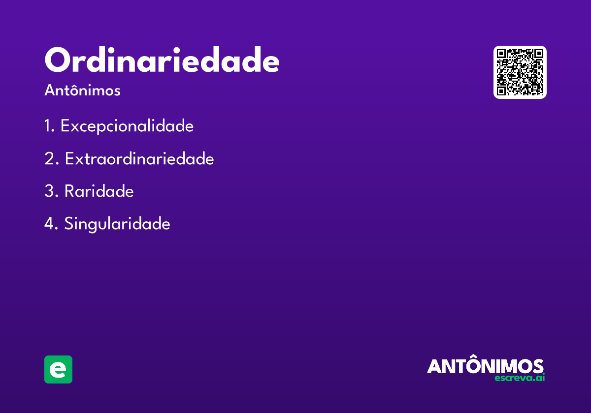 ordinariedade