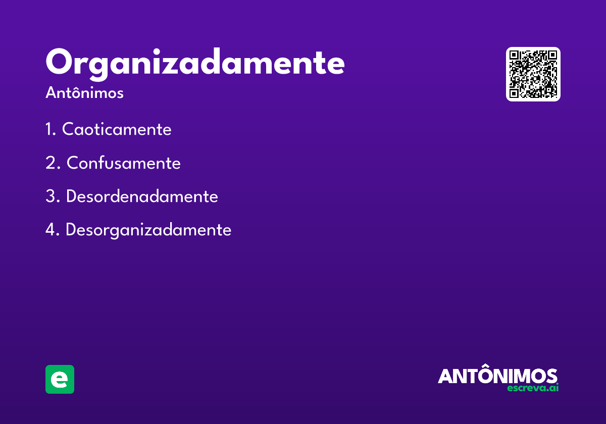 organizadamente