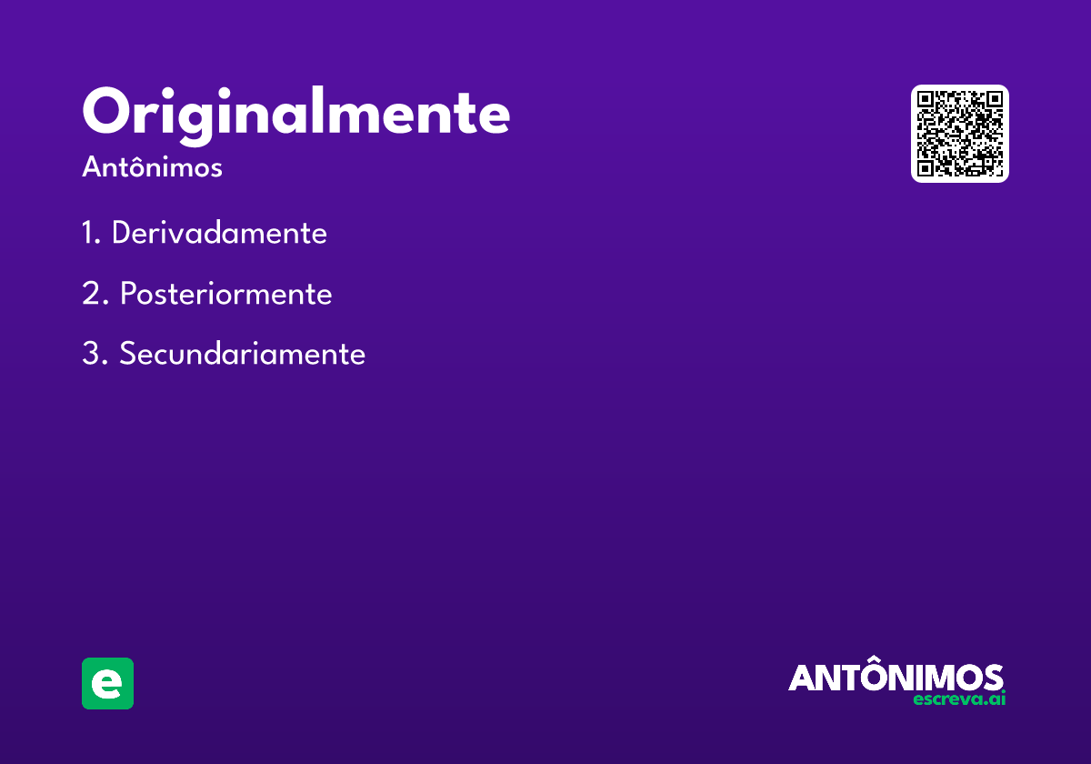 originalmente