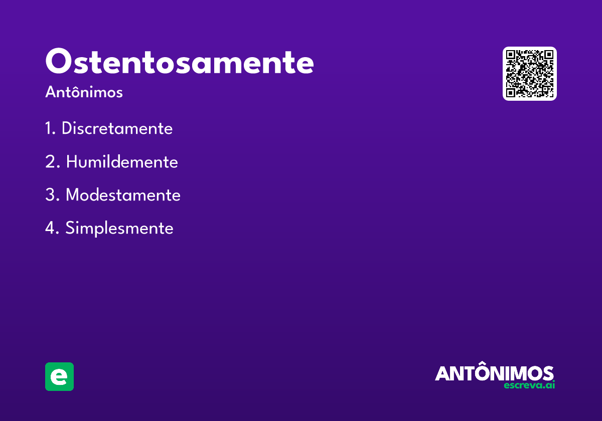 ostentosamente
