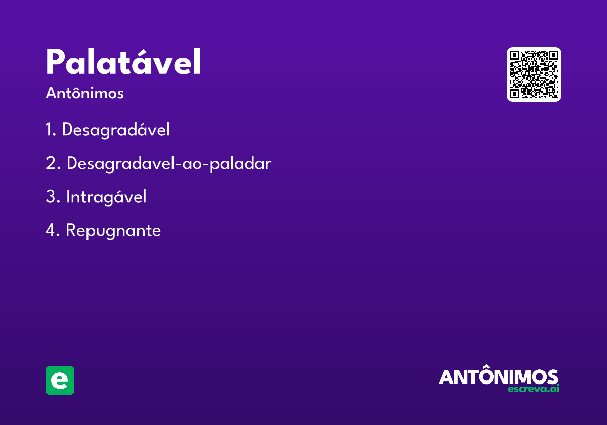 palatável
